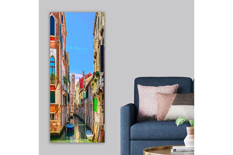 Canvastavla DKY Cities & Countries Flerfärgad - 50x120 cm - Inredning - Tavlor & konst - Canvastavlor