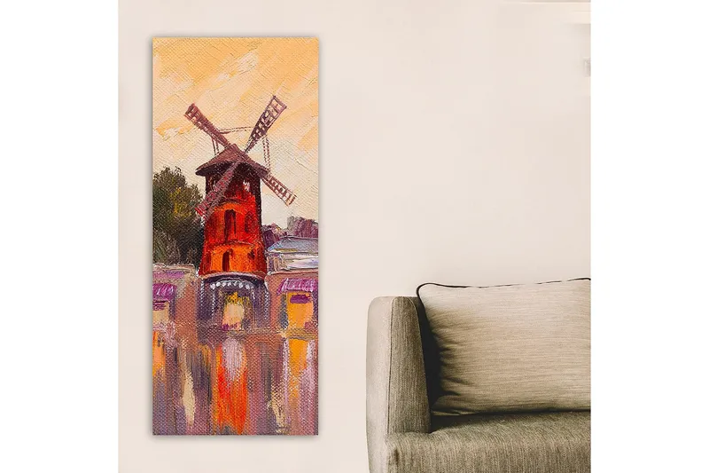 Canvastavla DKY Cities & Countries Flerfärgad - 50x120 cm - Inredning - Tavlor & konst - Canvastavlor