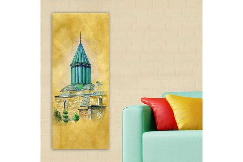 Canvastavla DKY Cities & Countries Flerfärgad - 50x120 cm - Inredning - Tavlor & konst - Canvastavlor