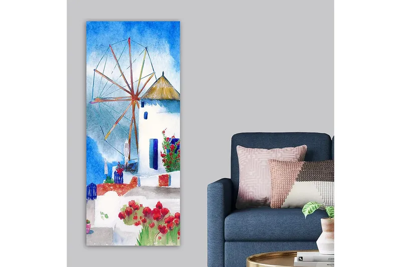 Canvastavla DKY Cities & Countries Flerfärgad - 50x120 cm - Inredning - Tavlor & konst - Canvastavlor