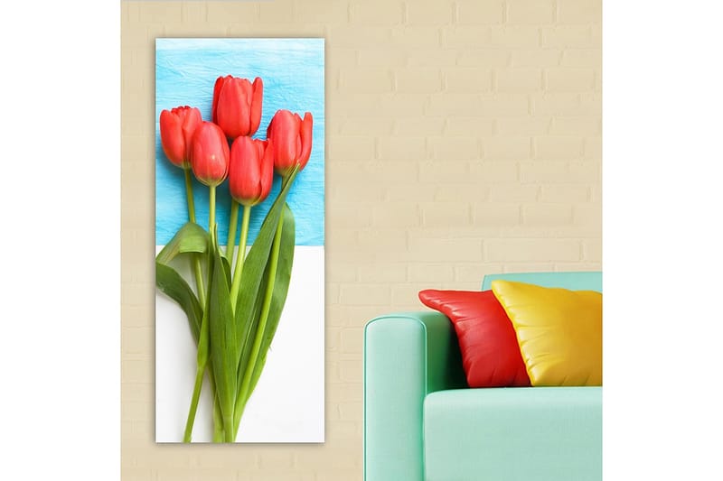 Canvastavla DKY Floral & Botanical Flerfärgad - 50x120 cm - Inredning - Tavlor & konst - Canvastavlor
