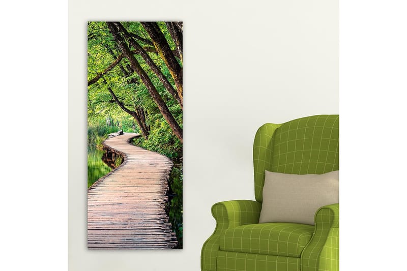 Canvastavla DKY Floral & Botanical Flerfärgad - 50x120 cm - Inredning - Tavlor & konst - Canvastavlor