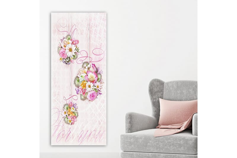 Canvastavla DKY Floral & Botanical Flerfärgad - 50x120 cm - Canvastavlor