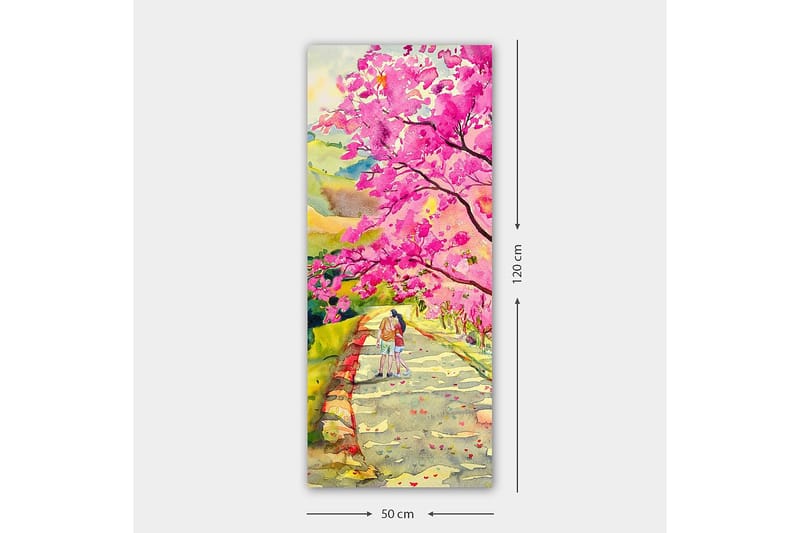 Canvastavla DKY Floral & Botanical Flerfärgad - 50x120 cm - Inredning - Tavlor & konst - Canvastavlor