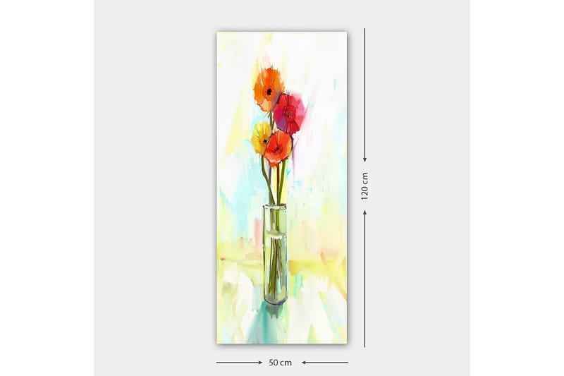 Canvastavla DKY Floral & Botanical Flerfärgad - 50x120 cm - Inredning - Tavlor & konst - Canvastavlor