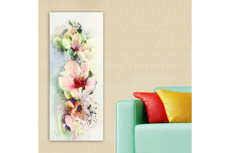 Canvastavla DKY Floral & Botanical Flerfärgad - 50x120 cm - Inredning - Tavlor & konst - Canvastavlor