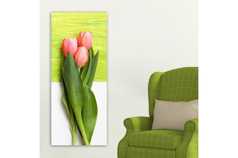 Canvastavla DKY Floral & Botanical Flerfärgad - 50x120 cm - Inredning - Tavlor & konst - Canvastavlor