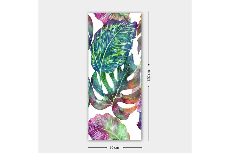 Canvastavla DKY Floral & Botanical Flerfärgad - 50x120 cm - Inredning - Tavlor & konst - Canvastavlor