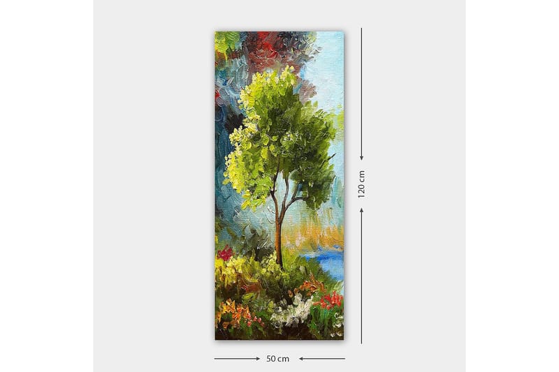 Canvastavla DKY Floral & Botanical Flerfärgad - 50x120 cm - Inredning - Tavlor & konst - Canvastavlor