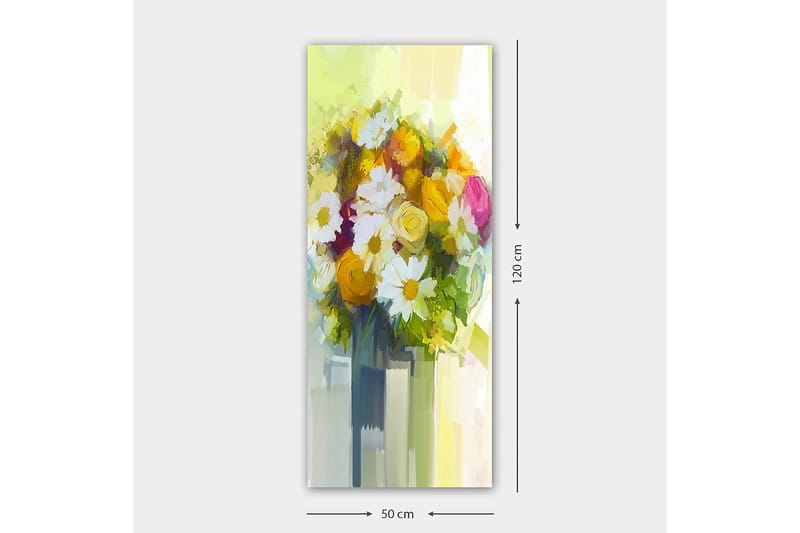 Canvastavla DKY Floral & Botanical Flerfärgad - 50x120 cm - Inredning - Tavlor & konst - Canvastavlor