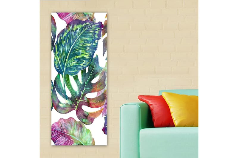 Canvastavla DKY Floral & Botanical Flerfärgad - 50x120 cm - Inredning - Tavlor & konst - Canvastavlor