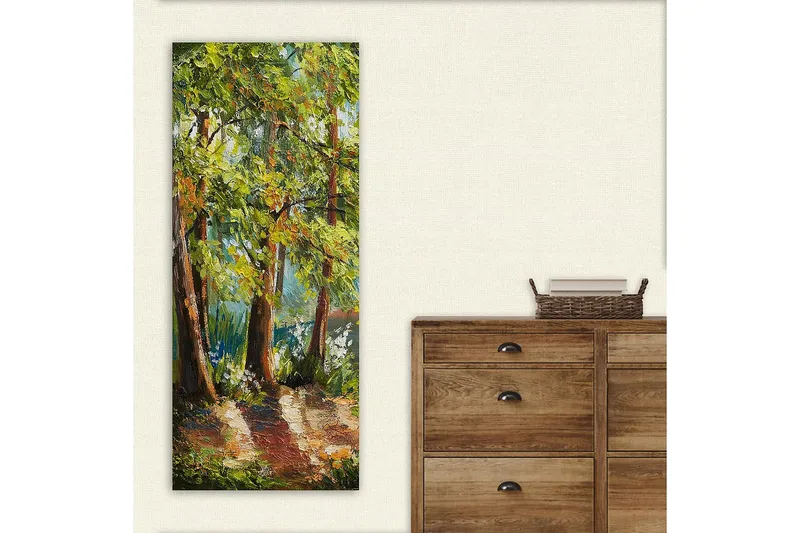 Canvastavla DKY Floral & Botanical Flerfärgad - 50x120 cm - Inredning - Tavlor & konst - Canvastavlor