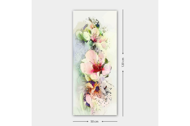Canvastavla DKY Floral & Botanical Flerfärgad - 50x120 cm - Inredning - Tavlor & konst - Canvastavlor