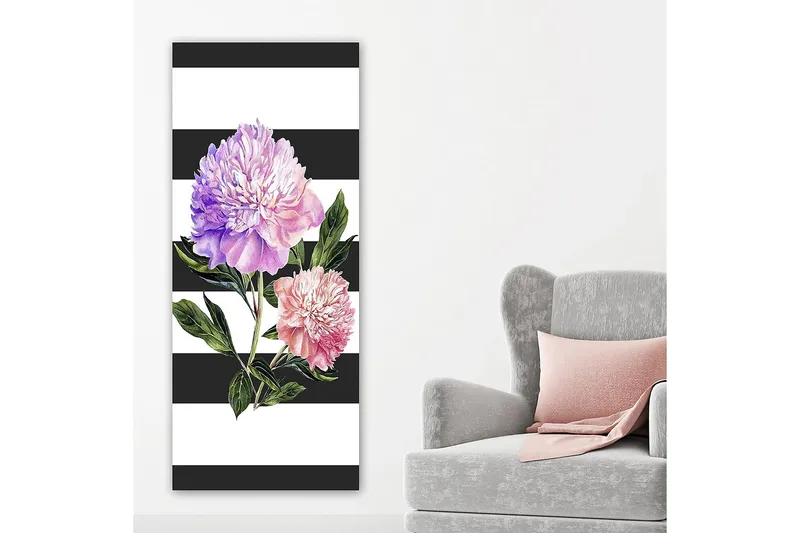 Canvastavla DKY Floral & Botanical Flerfärgad - 50x120 cm - Inredning - Tavlor & konst - Canvastavlor