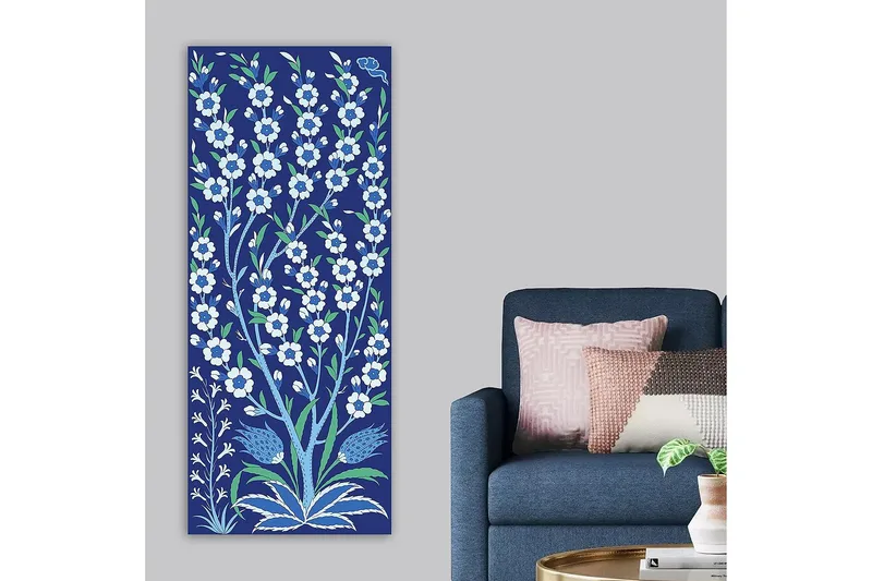 Canvastavla DKY Floral & Botanical Flerfärgad - 50x120 cm - Inredning - Tavlor & konst - Canvastavlor