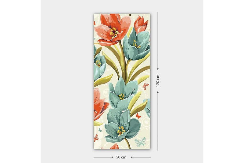 Canvastavla DKY Floral & Botanical Flerfärgad - 50x120 cm - Inredning - Tavlor & konst - Canvastavlor