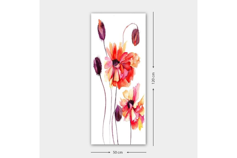 Canvastavla DKY Floral & Botanical Flerfärgad - 50x120 cm - Inredning - Tavlor & konst - Canvastavlor