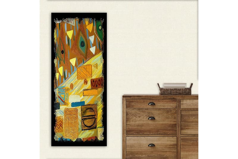Canvastavla DKY Geometric Flerfärgad - 50x120 cm - Inredning - Tavlor & konst - Canvastavlor