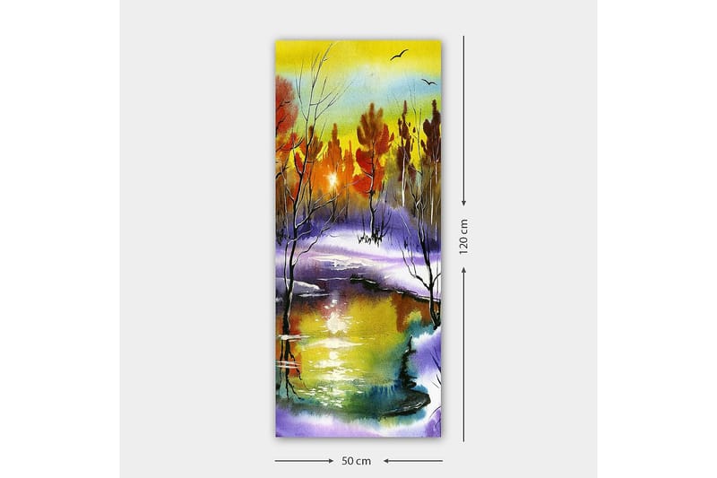 Canvastavla DKY Landscape & Nature Flerfärgad - 50x120 cm - Inredning - Tavlor & konst - Canvastavlor