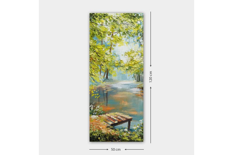 Canvastavla DKY Landscape & Nature Flerfärgad - 50x120 cm - Inredning - Tavlor & konst - Canvastavlor