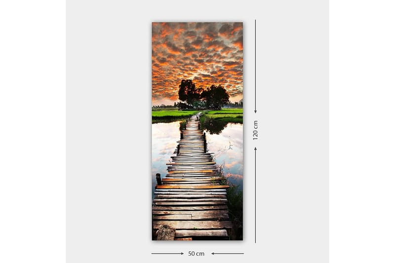 Canvastavla DKY Landscape & Nature Flerfärgad - 50x120 cm - Inredning - Tavlor & konst - Canvastavlor