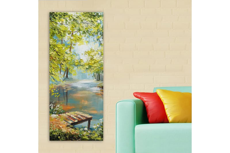 Canvastavla DKY Landscape & Nature Flerfärgad - 50x120 cm - Inredning - Tavlor & konst - Canvastavlor