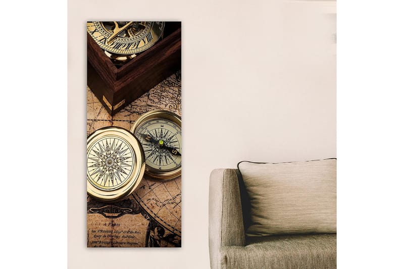 Canvastavla DKY Map Flerfärgad - 50x120 cm - Inredning - Tavlor & konst - Canvastavlor