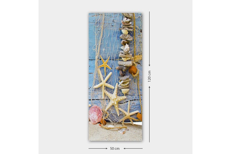 Canvastavla DKY Nautical & Beach Flerfärgad - 50x120 cm - Inredning - Tavlor & konst - Canvastavlor