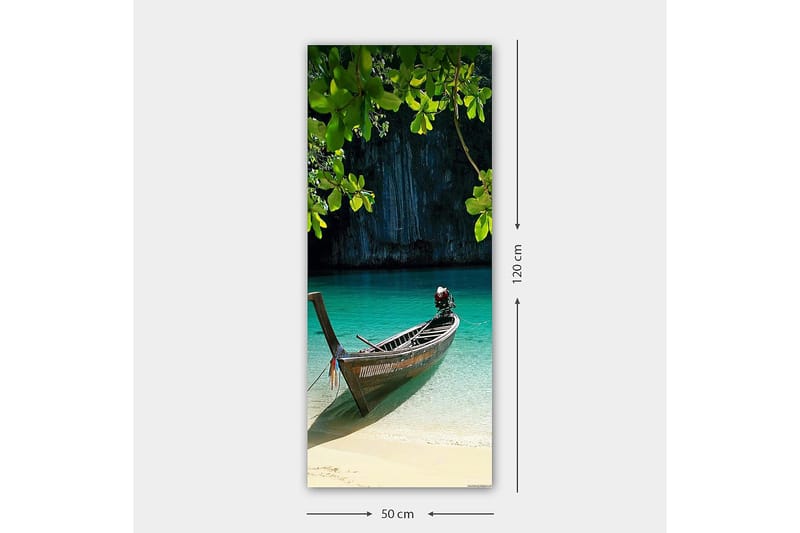 Canvastavla DKY Nautical & Beach Flerfärgad - 50x120 cm - Inredning - Tavlor & konst - Canvastavlor