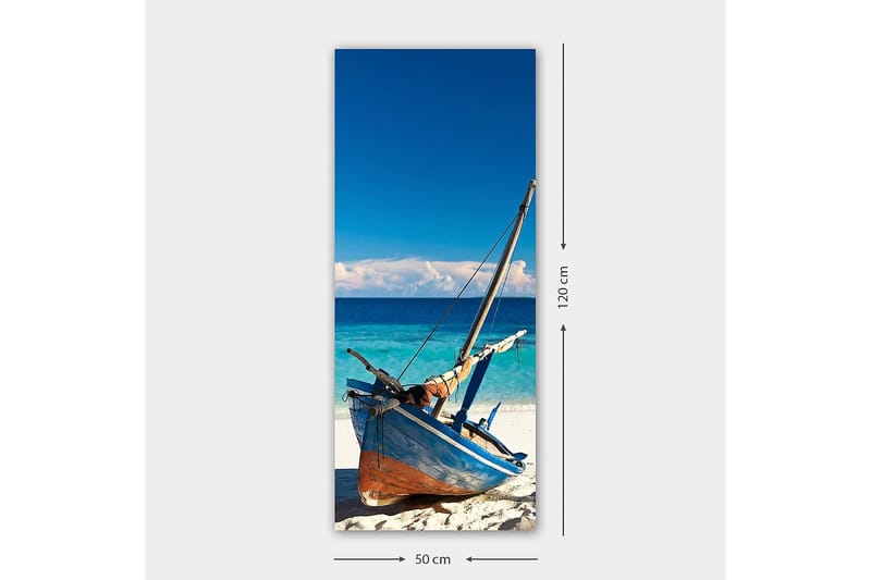 Canvastavla DKY Nautical & Beach Flerfärgad - 50x120 cm - Inredning - Tavlor & konst - Canvastavlor