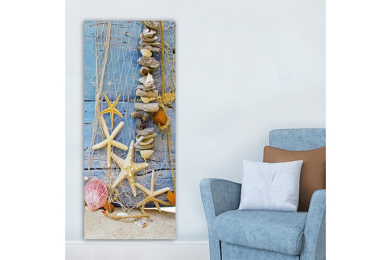 Canvastavla DKY Nautical & Beach Flerfärgad - 50x120 cm - Inredning - Tavlor & konst - Canvastavlor