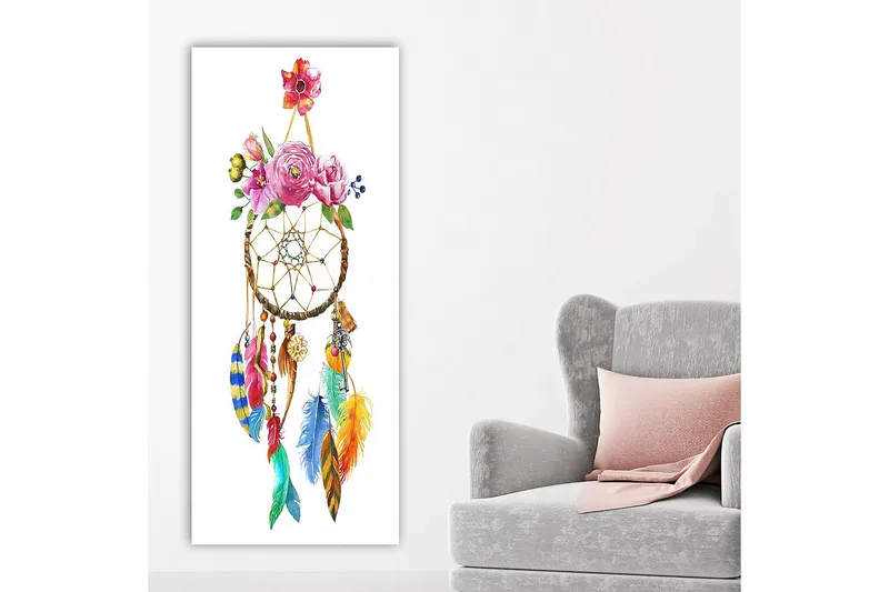 Canvastavla DKY Object Flerfärgad - 50x120 cm - Inredning - Tavlor & konst - Canvastavlor