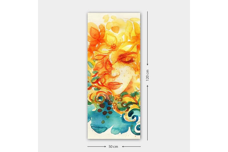 Canvastavla DKY Spiritual Flerfärgad - 50x120 cm - Inredning - Tavlor & konst - Canvastavlor