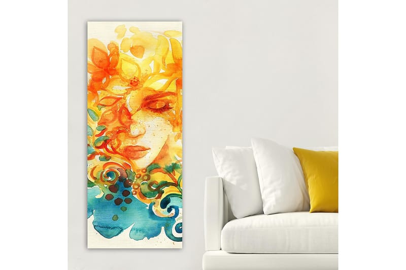 Canvastavla DKY Spiritual Flerfärgad - 50x120 cm - Inredning - Tavlor & konst - Canvastavlor