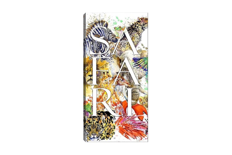 Canvastavla DKY Text Flerfärgad - 50x120 cm - Inredning - Tavlor & konst - Canvastavlor
