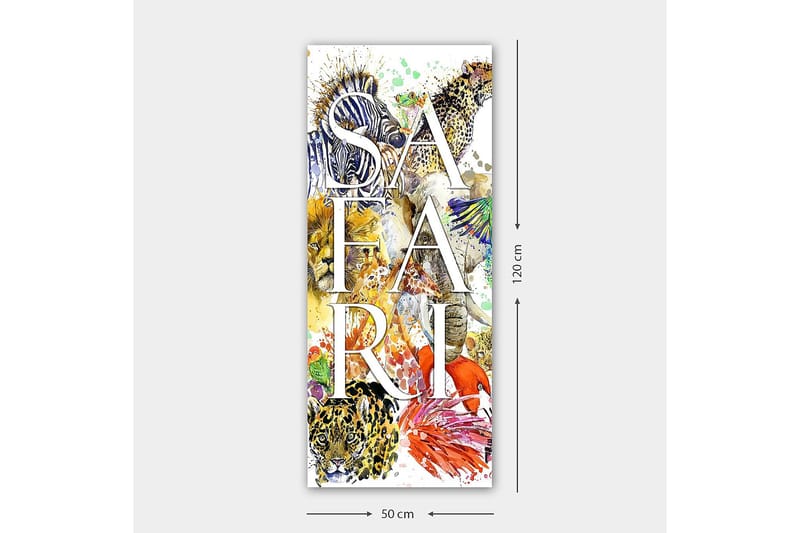 Canvastavla DKY Text Flerfärgad - 50x120 cm - Inredning - Tavlor & konst - Canvastavlor