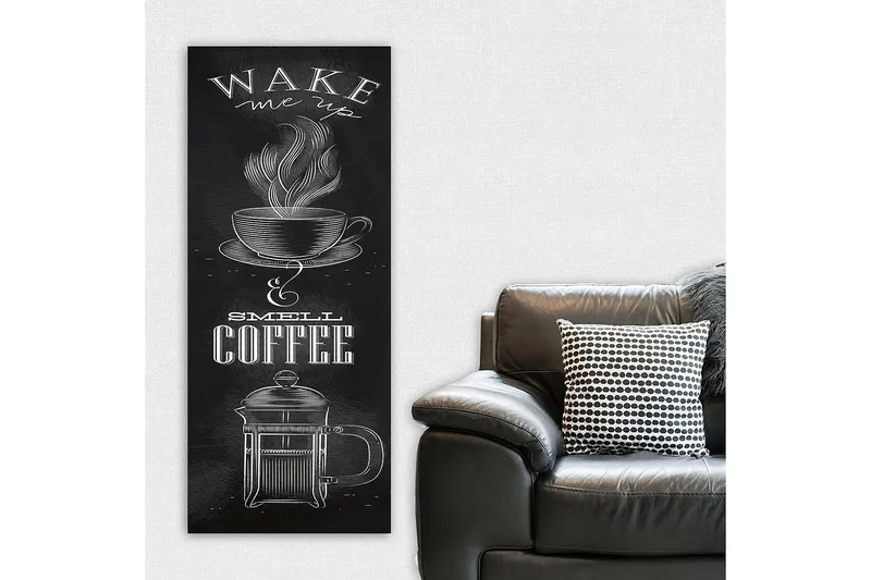 Canvastavla DKY Text Flerfärgad - 50x120 cm - Inredning - Tavlor & konst - Canvastavlor