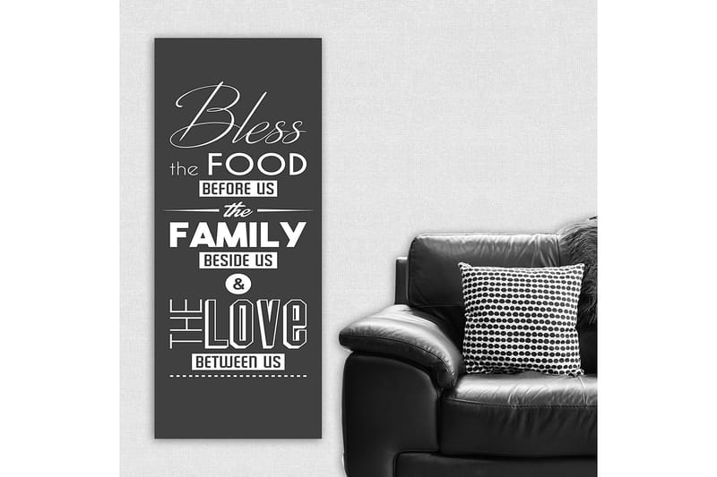 Canvastavla DKY Text Flerfärgad - 50x120 cm - Inredning - Tavlor & konst - Canvastavlor