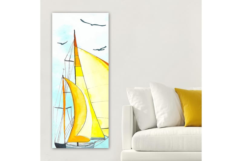 Canvastavla DKY Transportation Flerfärgad - 50x120 cm - Inredning - Tavlor & konst - Canvastavlor