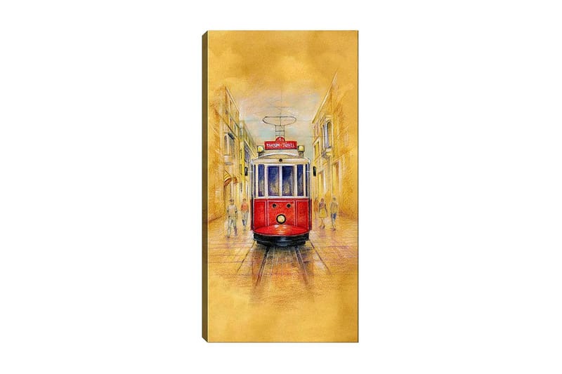 Canvastavla DKY Transportation Flerfärgad - 50x120 cm - Inredning - Tavlor & konst - Canvastavlor