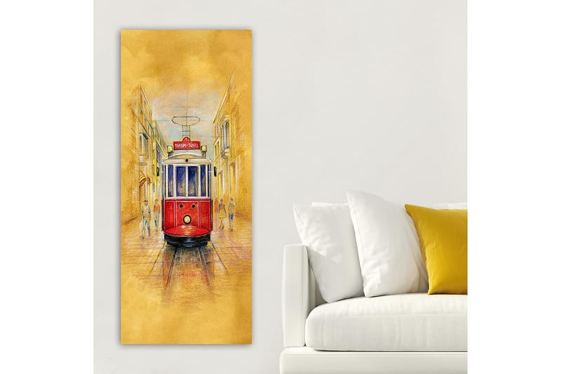 Canvastavla DKY Transportation Flerfärgad - 50x120 cm - Inredning - Tavlor & konst - Canvastavlor