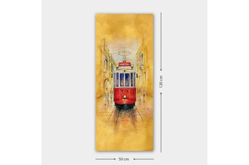 Canvastavla DKY Transportation Flerfärgad - 50x120 cm - Inredning - Tavlor & konst - Canvastavlor