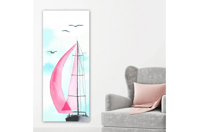 Canvastavla DKY Transportation Flerfärgad - 50x120 cm - Inredning - Tavlor & konst - Canvastavlor