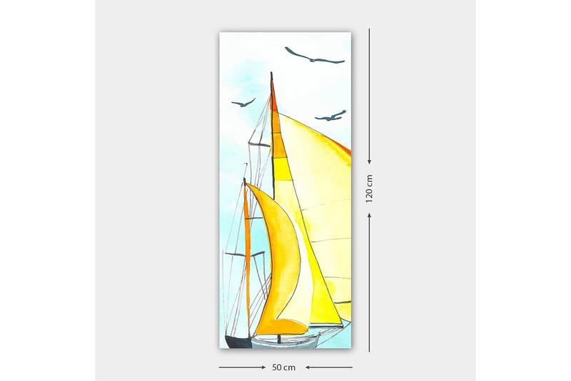 Canvastavla DKY Transportation Flerfärgad - 50x120 cm - Inredning - Tavlor & konst - Canvastavlor