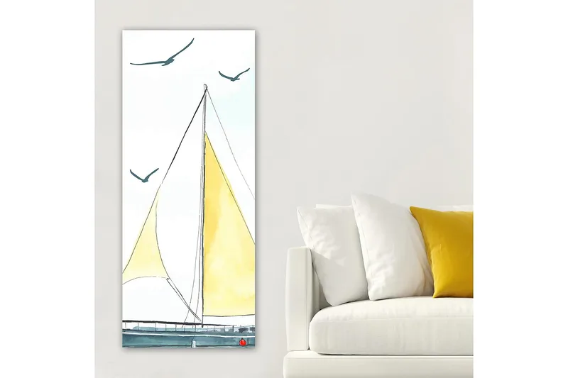 Canvastavla DKY Transportation Flerfärgad - 50x120 cm - Inredning - Tavlor & konst - Canvastavlor