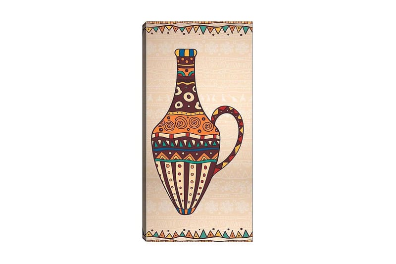 Canvastavla DKY World Cultures Flerfärgad - 50x120 cm - Inredning - Tavlor & konst - Canvastavlor