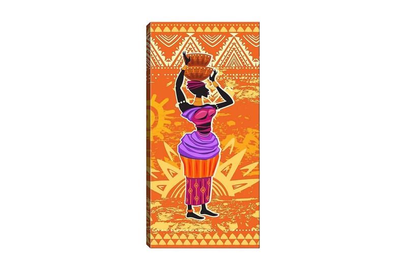 Canvastavla DKY World Cultures Flerfärgad - 50x120 cm - Inredning - Tavlor & konst - Canvastavlor