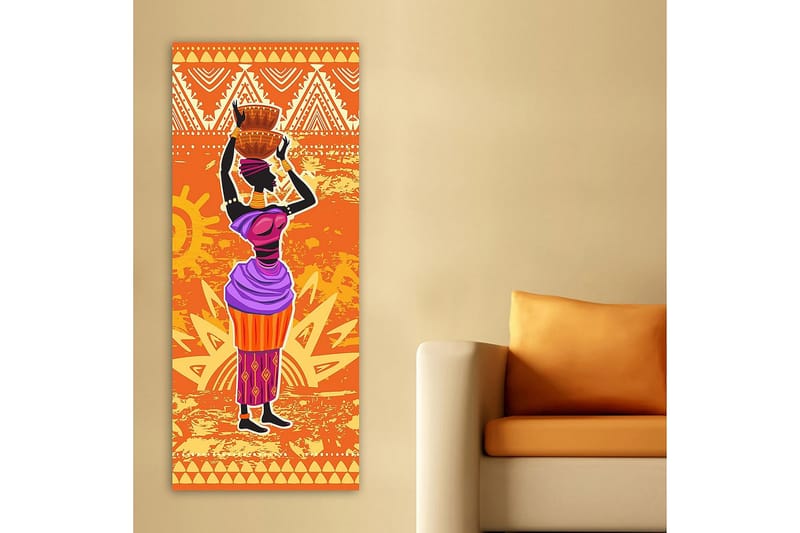 Canvastavla DKY World Cultures Flerfärgad - 50x120 cm - Inredning - Tavlor & konst - Canvastavlor