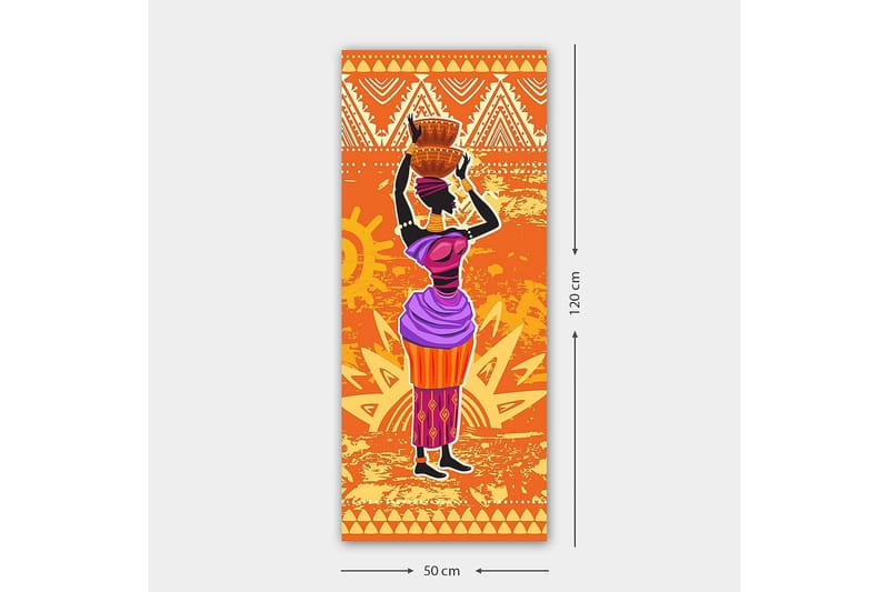 Canvastavla DKY World Cultures Flerfärgad - 50x120 cm - Inredning - Tavlor & konst - Canvastavlor