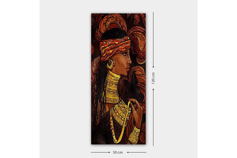 Canvastavla DKY World Cultures Flerfärgad - 50x120 cm - Inredning - Tavlor & konst - Canvastavlor